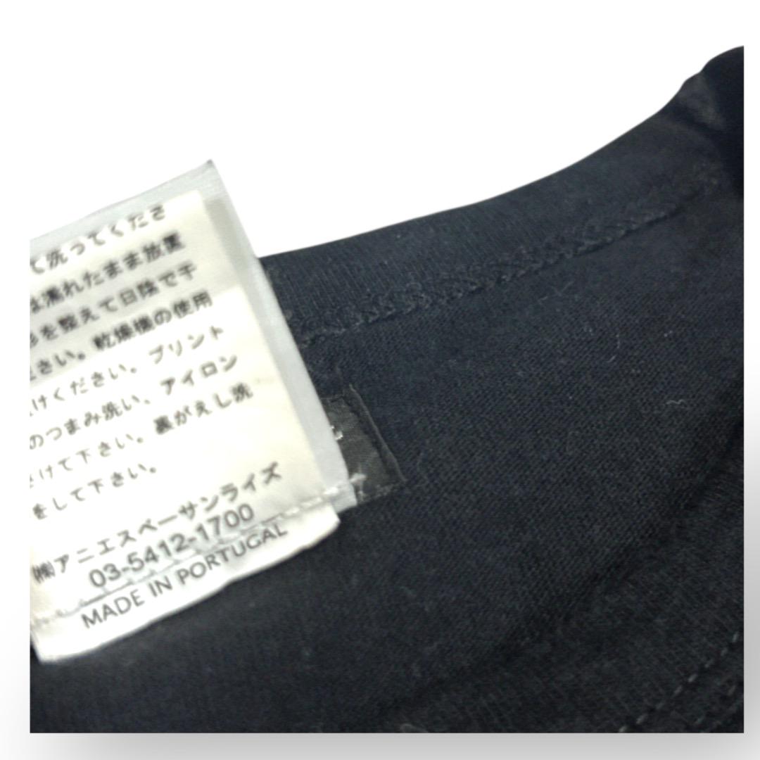美品　アニエスベー　シャツ　ブラック　黒　半袖　春夏　M ポルトガル