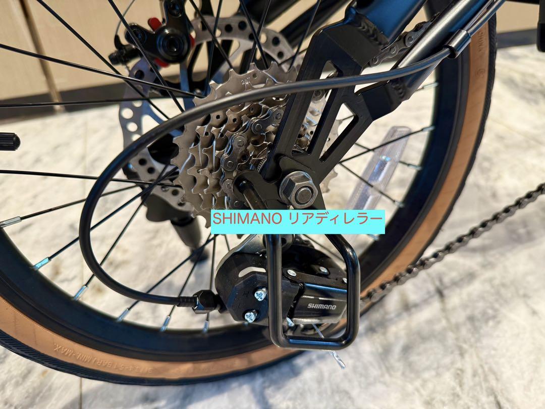 希少品 折りたたみ自転車 SHIMANO外装7段 コンパクトな三つ折り