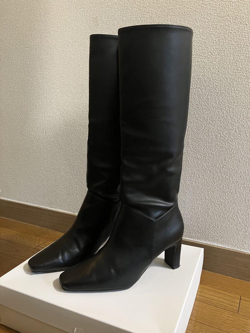 RANDA】ロングブーツ ブラック 23.5cm Mサイズ - メルカリ