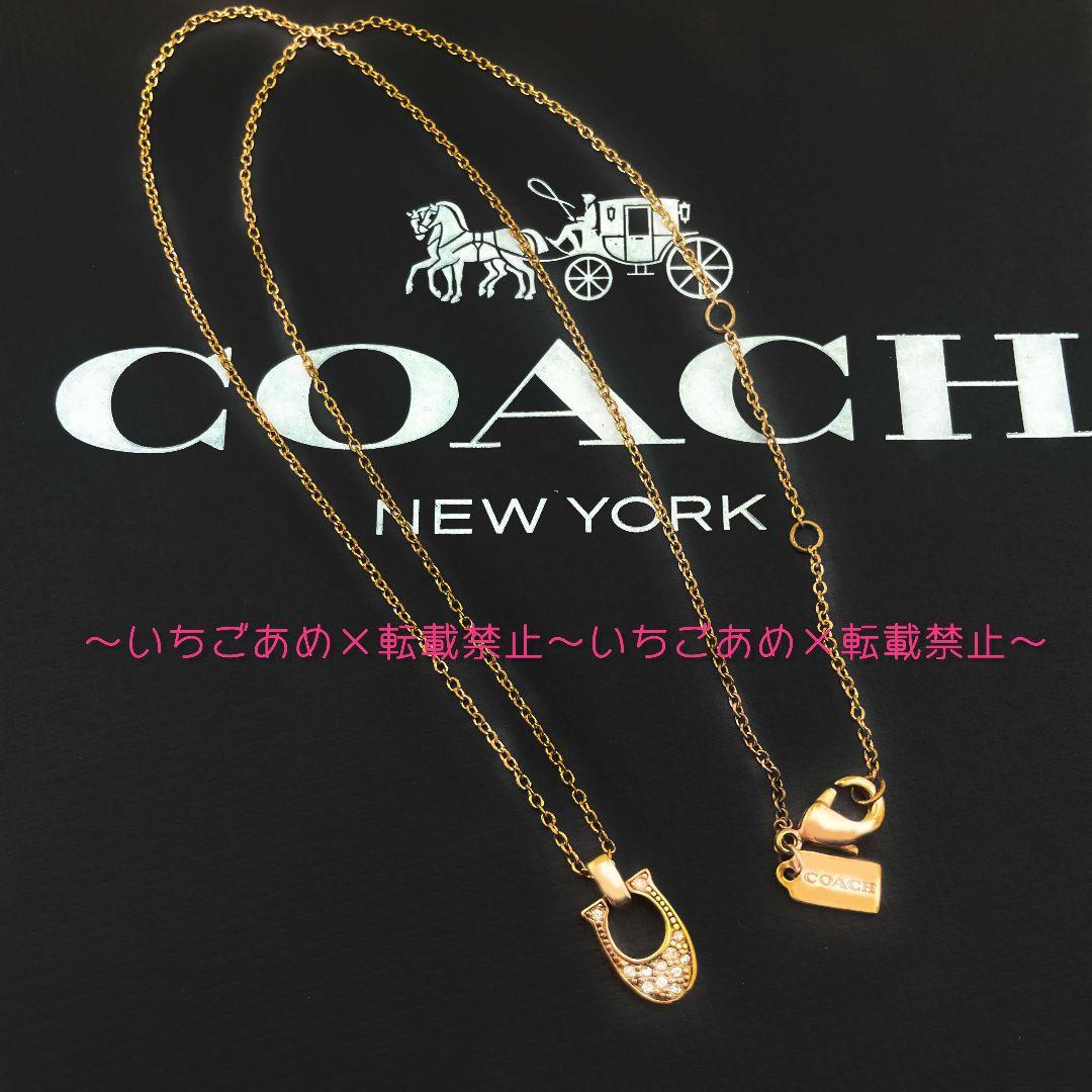 COACH Cロゴスワロフスキーネックレスチャーム コーチ COACH Cロゴネックレス アクセサリー