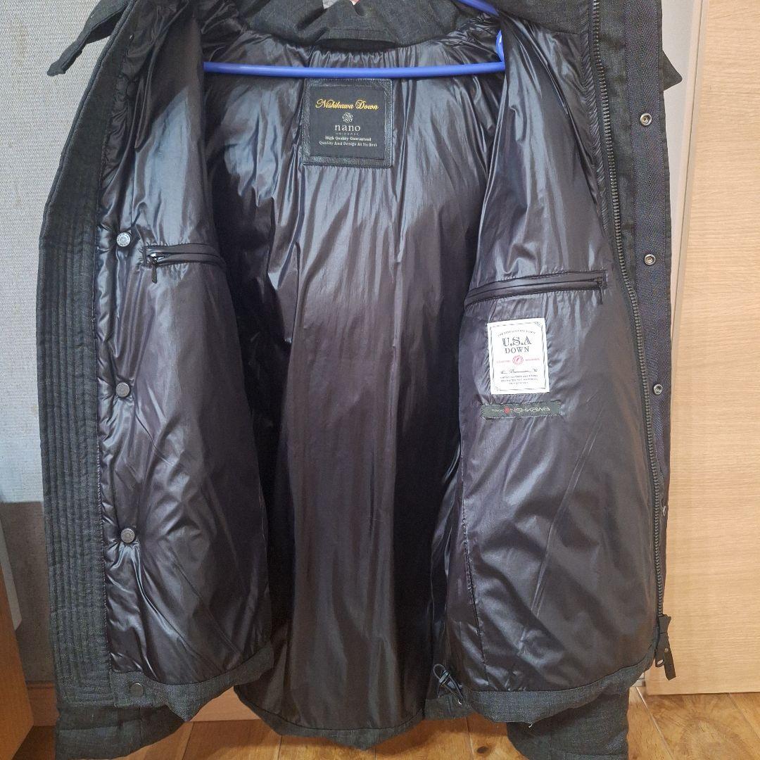美品 ナノユニバース 西川ダウン Lサイズ 美品 ナノユニバース 西川ダウン Lサイズ