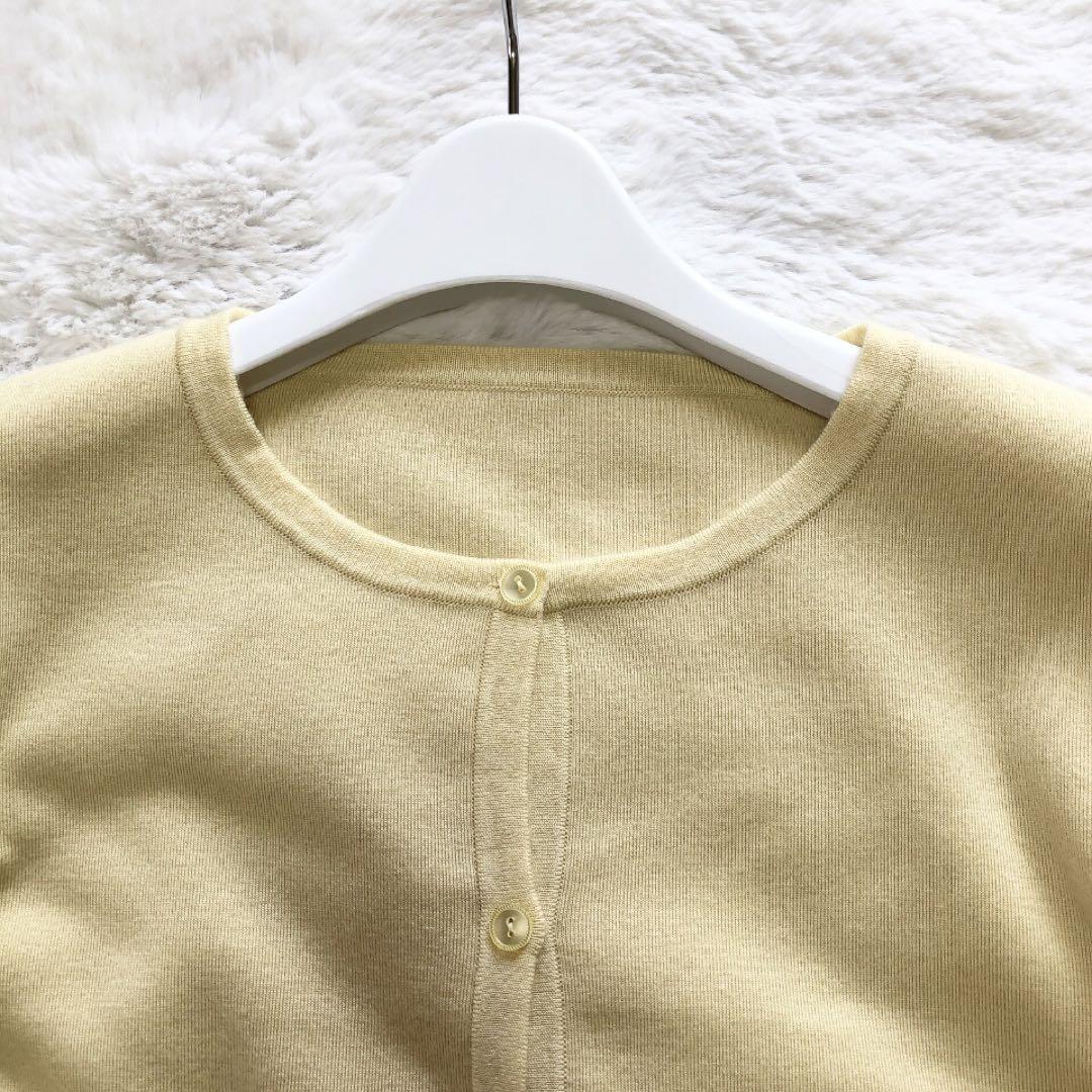 FOXEY*フォクシー ロングカーディガン カシミヤ×シルク混 40