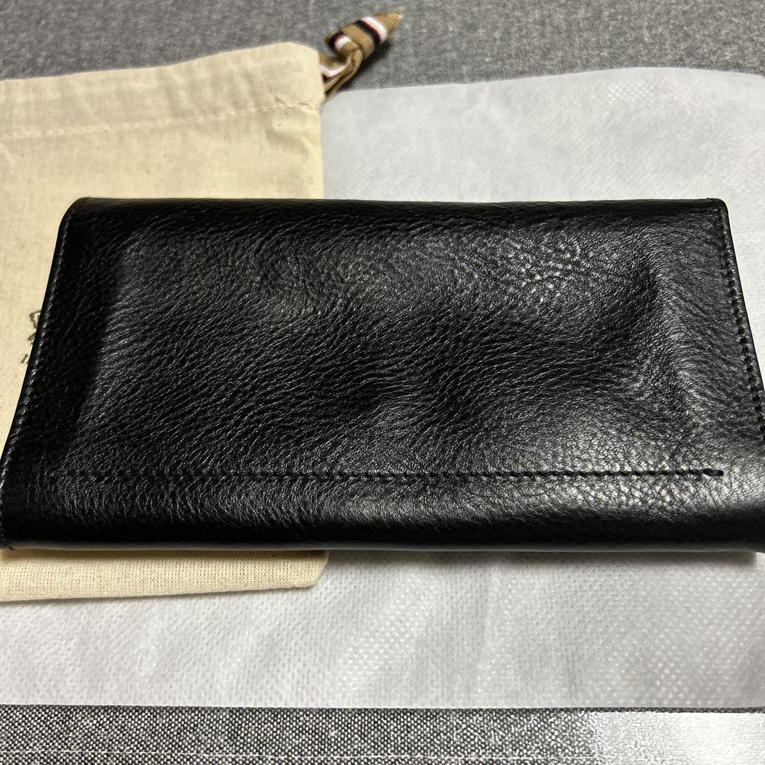 IL BISONTE 黒 レザー 長財布