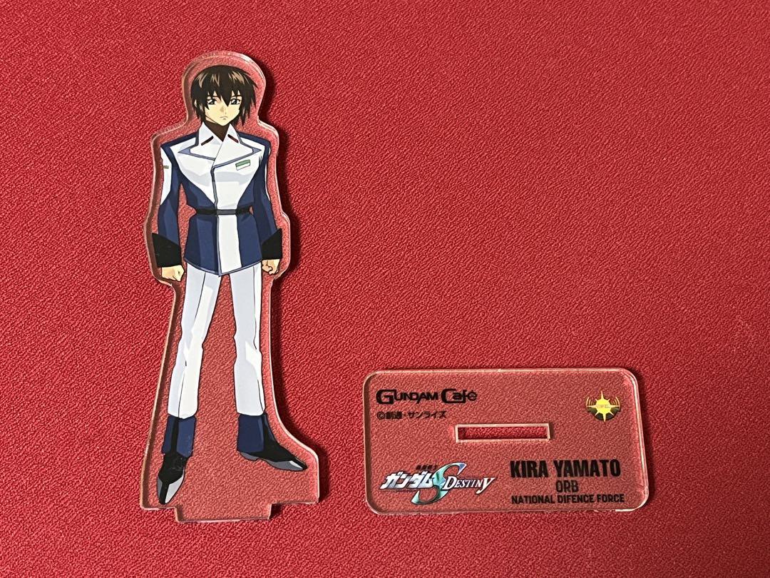 ガンダムSEEDDESTINY ガンダムカフェ　アクリルスタンド　キラ