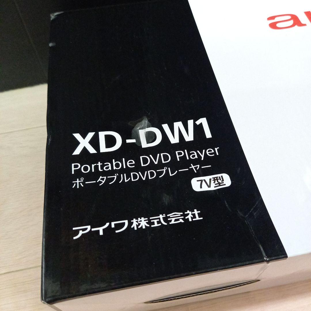 アイワ/ポータブルDVDプレーヤー/7V型/XD-DW1（管理No.N2F） AIWA アイワ 7インチ ポータブルDVDプレーヤー XD-DW1 ※リモコン