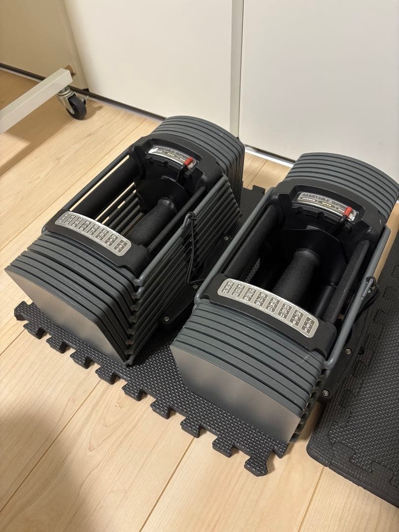 可変ダンベルやや傷や汚れあり