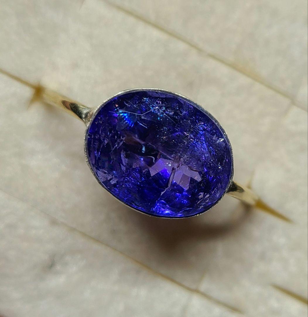 rose_maling様専用レインボーInk入り★タンザニア産タンザナイト★ rose_maling様専用レインボーInk入り★タンザニア産タンザナイト★