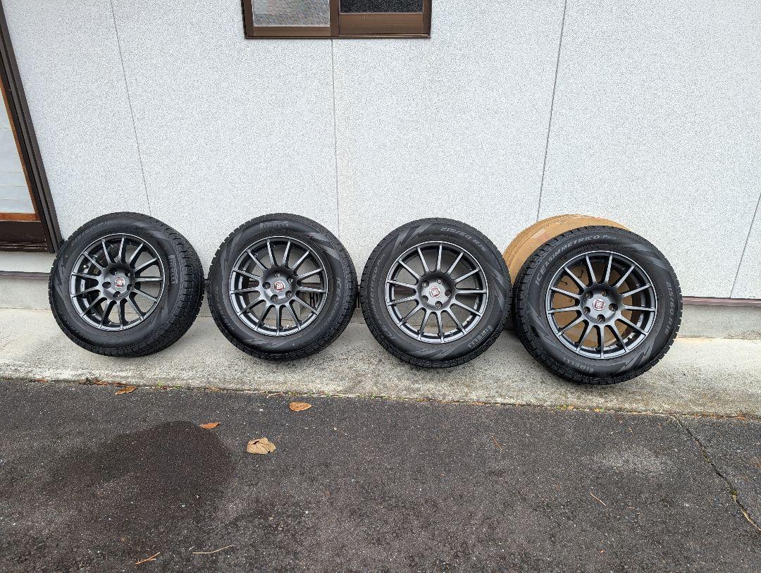 FIAT 500X 4本 2021年製 スタッドレスタイヤ 215/60R16