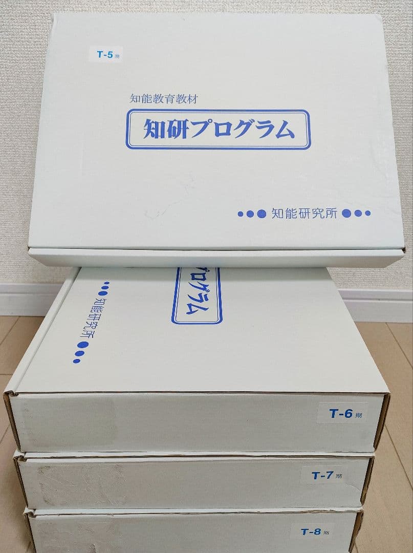 【欠品なし】年少1年分 知育教材セット 知研プログラム