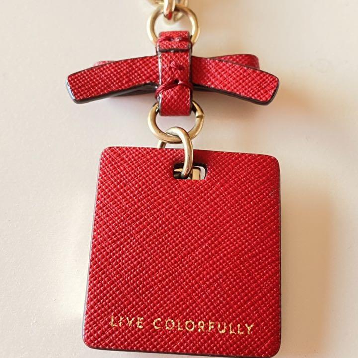 割引一掃 大人気 ケイトスペード kate spade キーホルダー レッド リボン 割引一掃 大人気 ケイトスペード kate spade キーホルダー レッド リボン