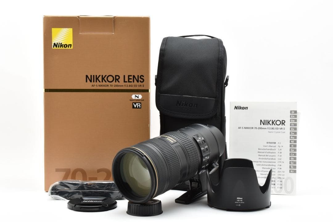 動確済 ニコン Nikon 70-200mm f/2.8G ED #198