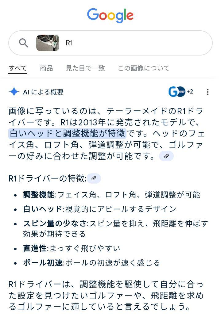 TaylorMade R1 ドライバー カバー付き