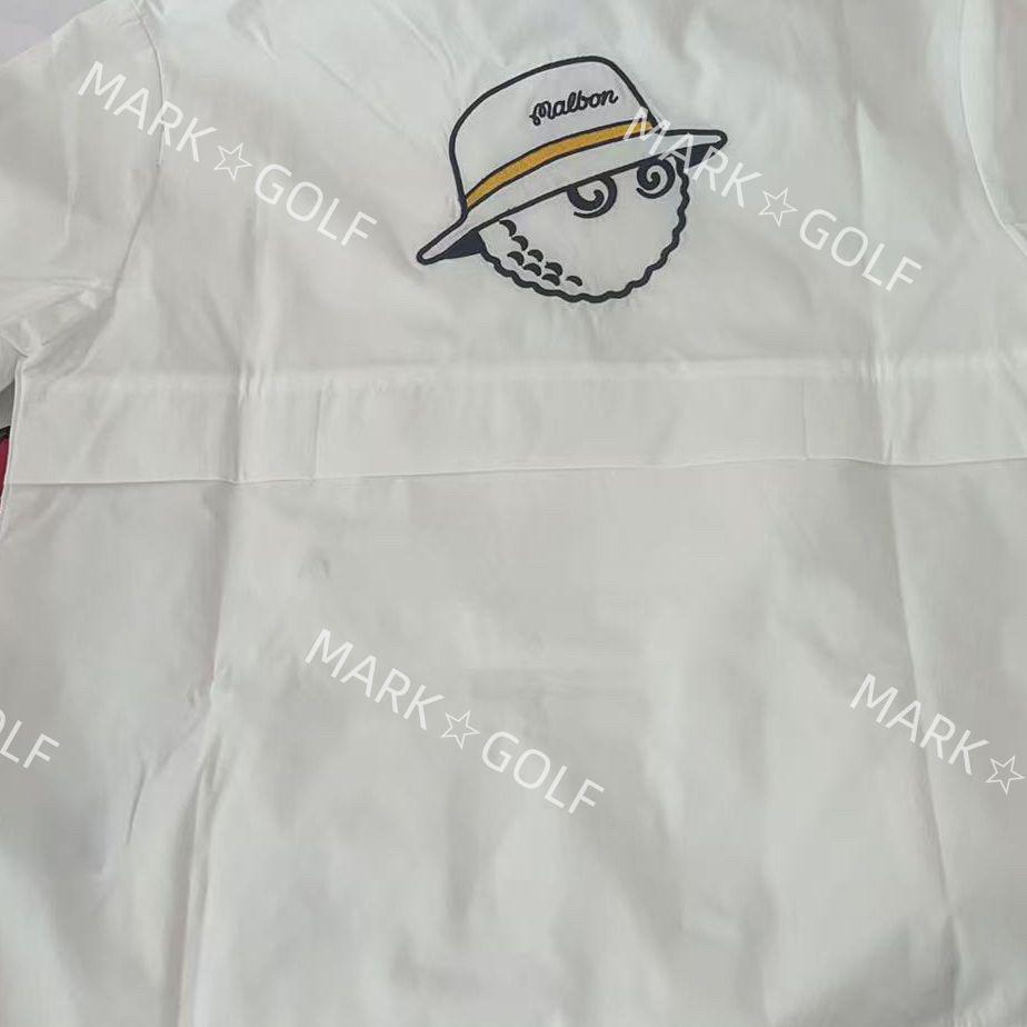 MALBON ☆GOLF ゴルフ ホワイトセットアップ レディース【M