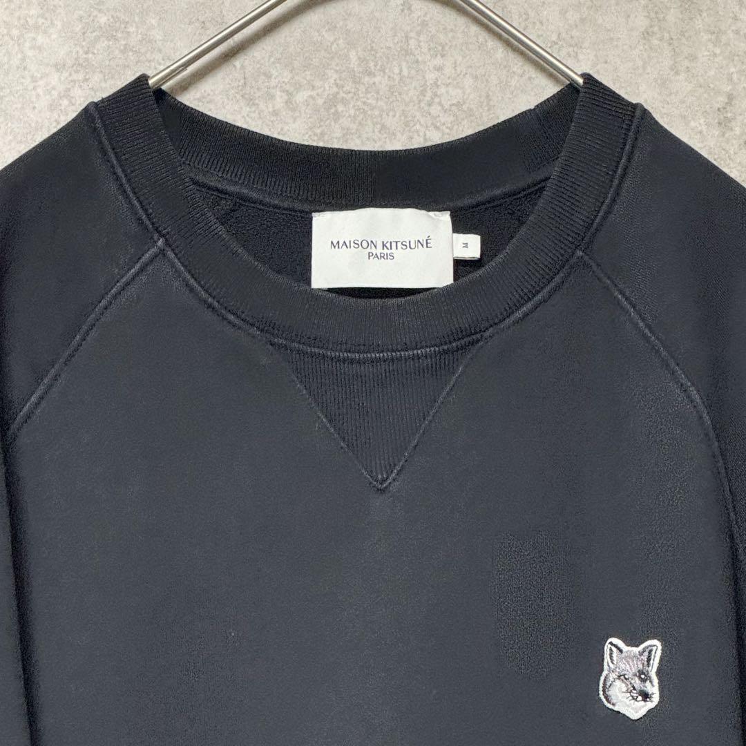 MAISON KITSUNE メゾンキツネ グレーFOX刺繍 スウェット