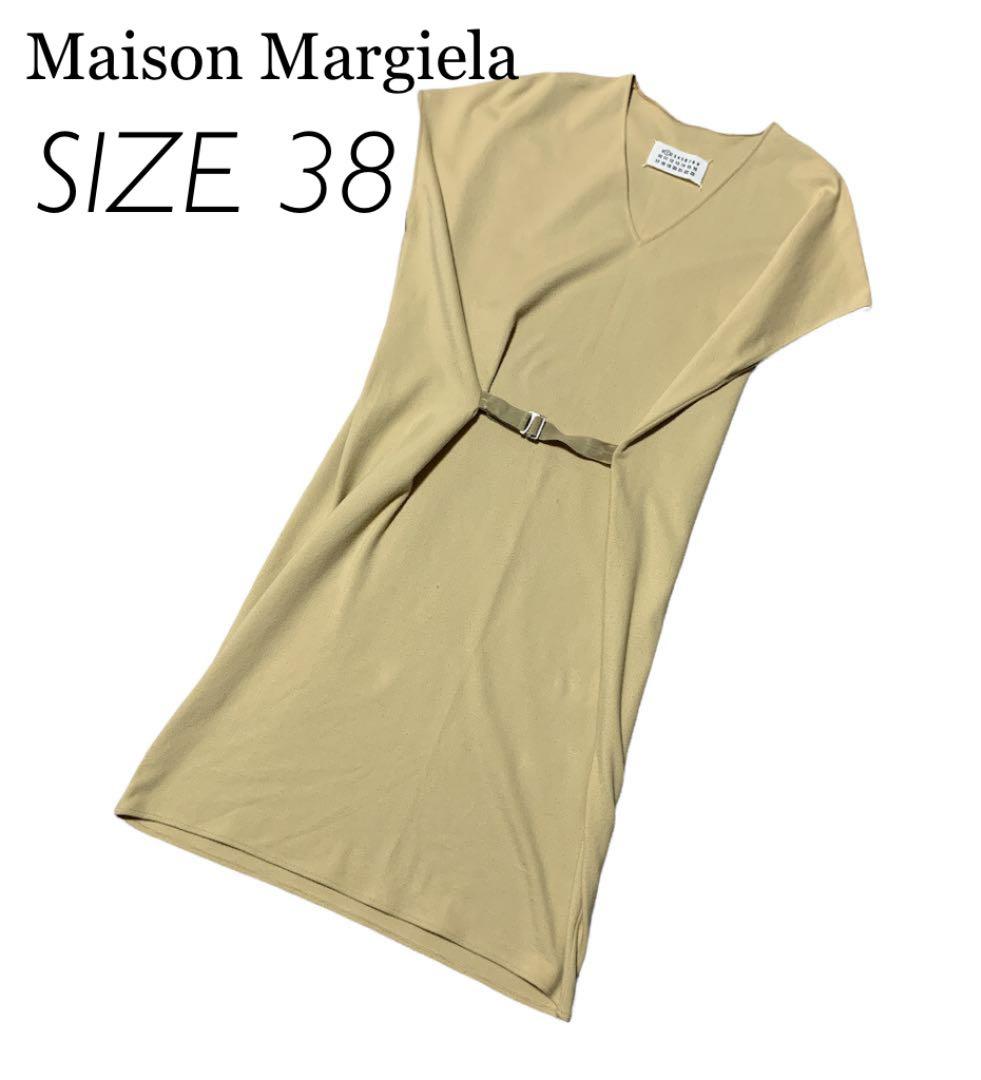 レア Maison Margiela ゴムベルト付き ノースリーブ ワンピース
