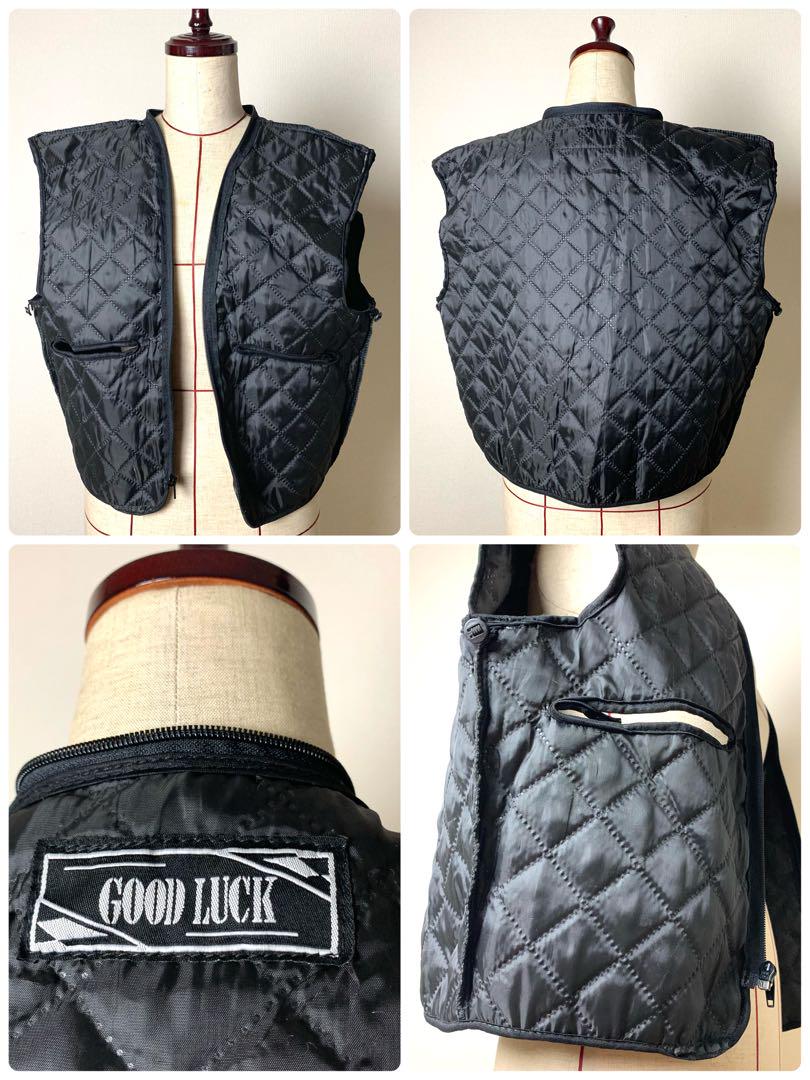 【未使用タグ付き】GOOD LUCK レザー　ライダース　バイカージャケット L