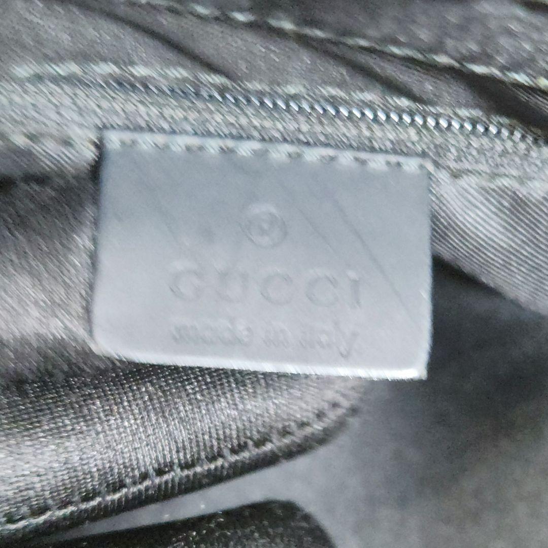 GUCCI グッチ トートバッグ バンブー GG柄 ナイロン A4収納可能