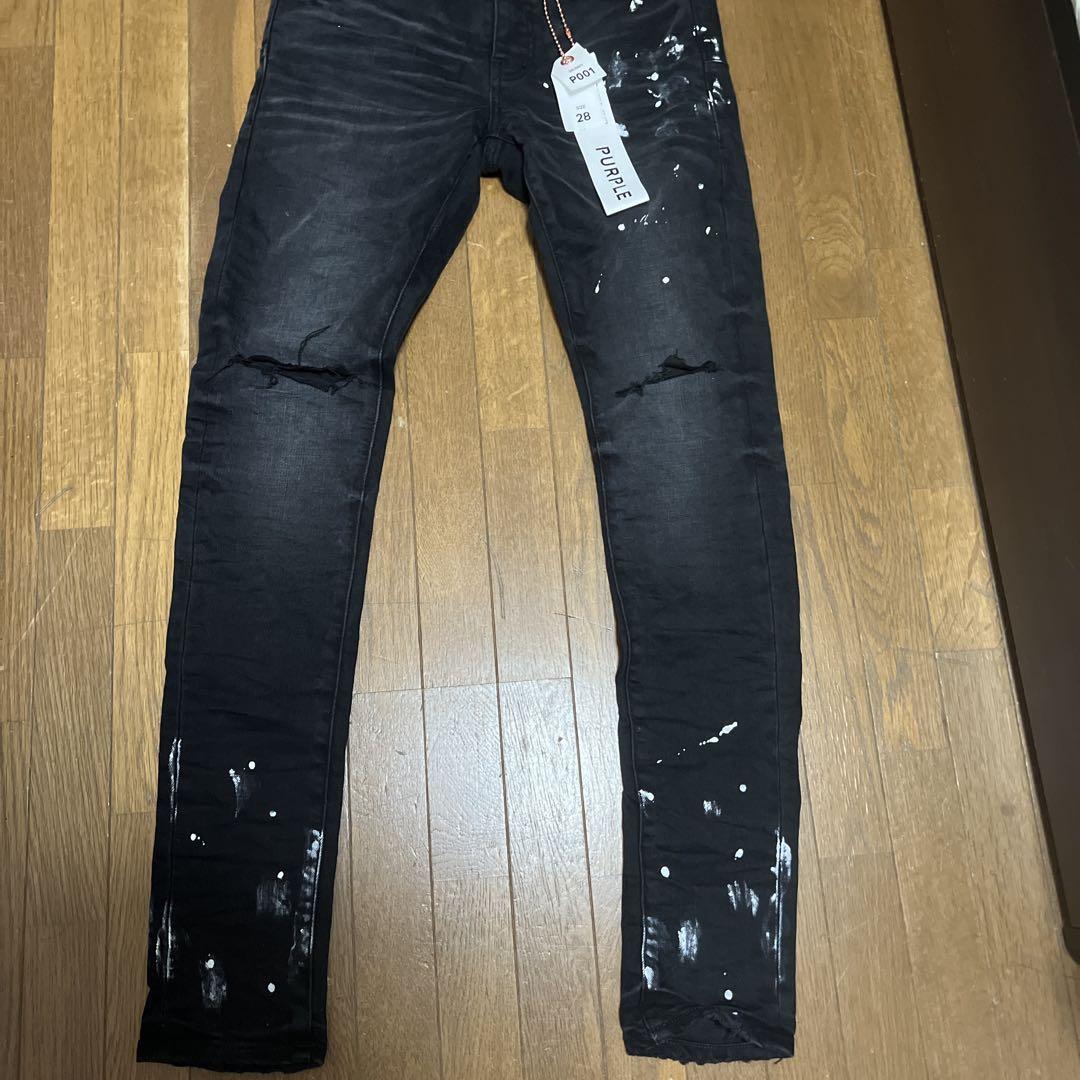 PURPLE BRAND ブラックデニム 28 PURPLE BRAND ブラックデニム 28 - メルカリ