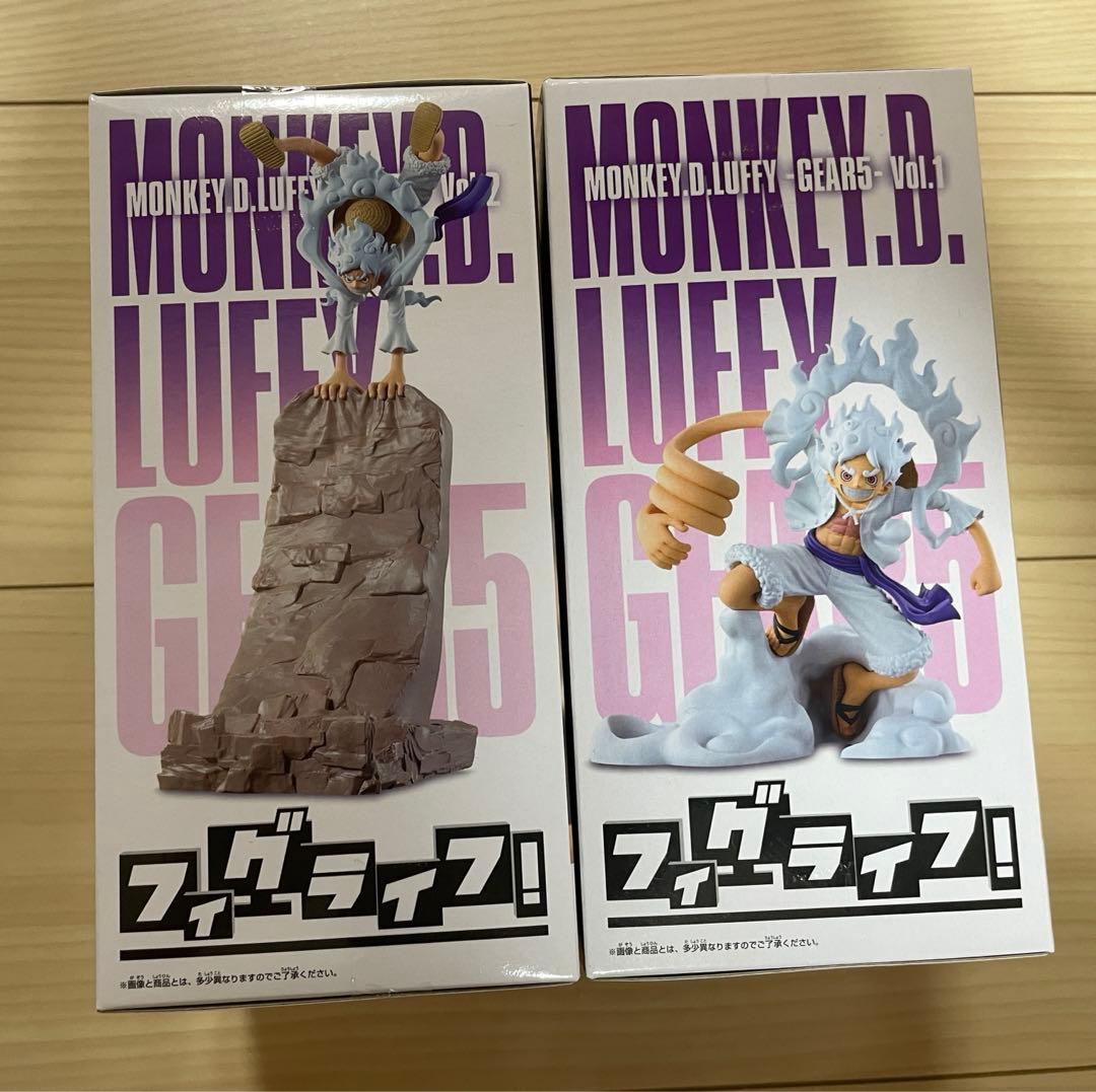 ワンピース　ニカ　ルフィ　2体セット　フィグライフ　ギア5