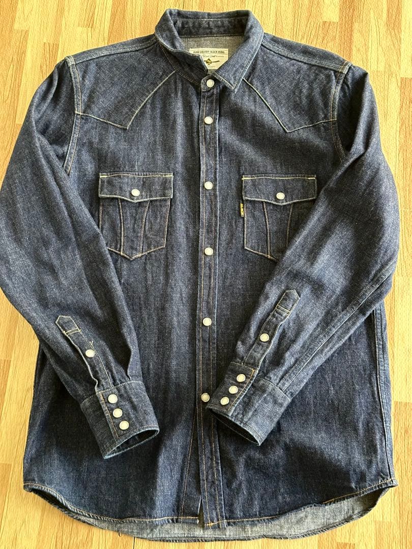 ルードギャラリー BLACK レーベル デニムシャツ