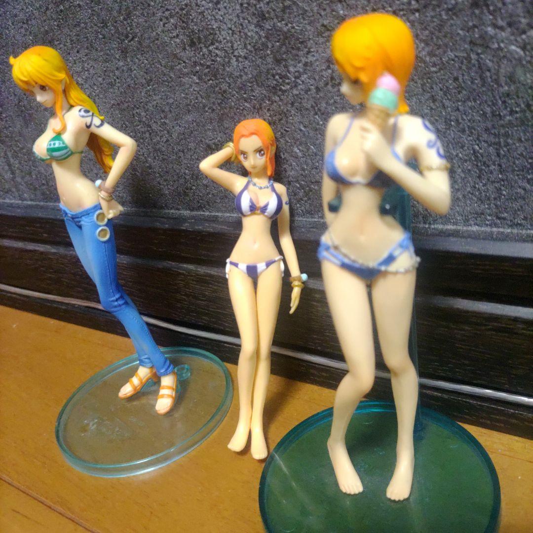 海外ブランドアウトレット通 ワンピース ナミ フィギュア 3体セット - メルカリ コミック・アニメ