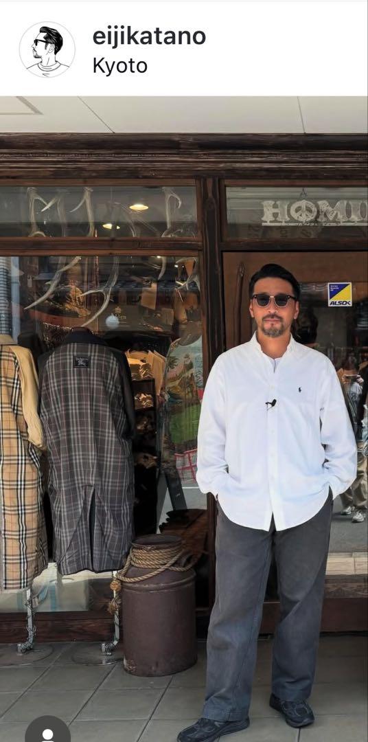 Ralph Lauren クラシックフィット長袖シャツ ホワイト
