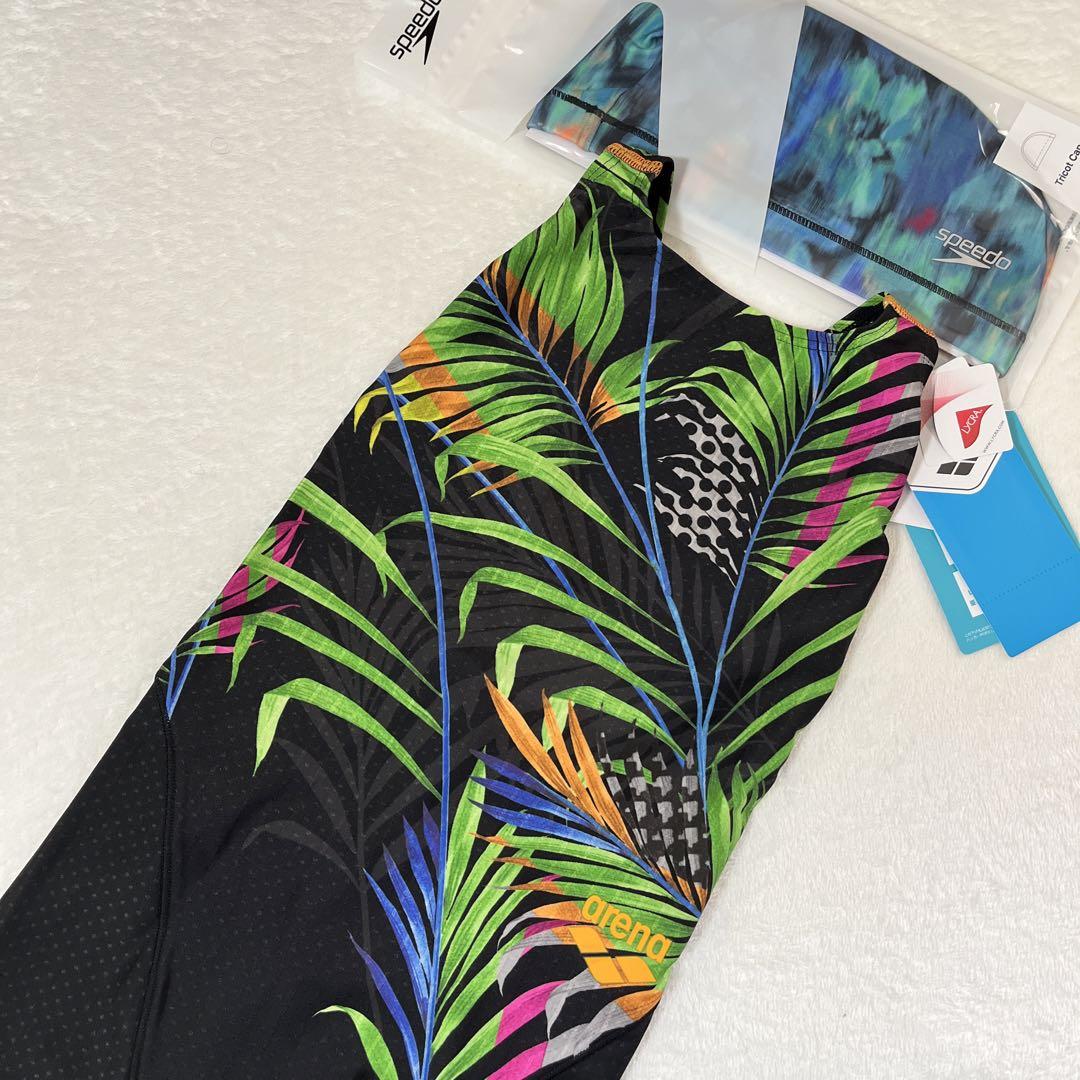 新品　レディース　アリーナ　競泳水着　Oサイズ　Fina  アクアレーシング