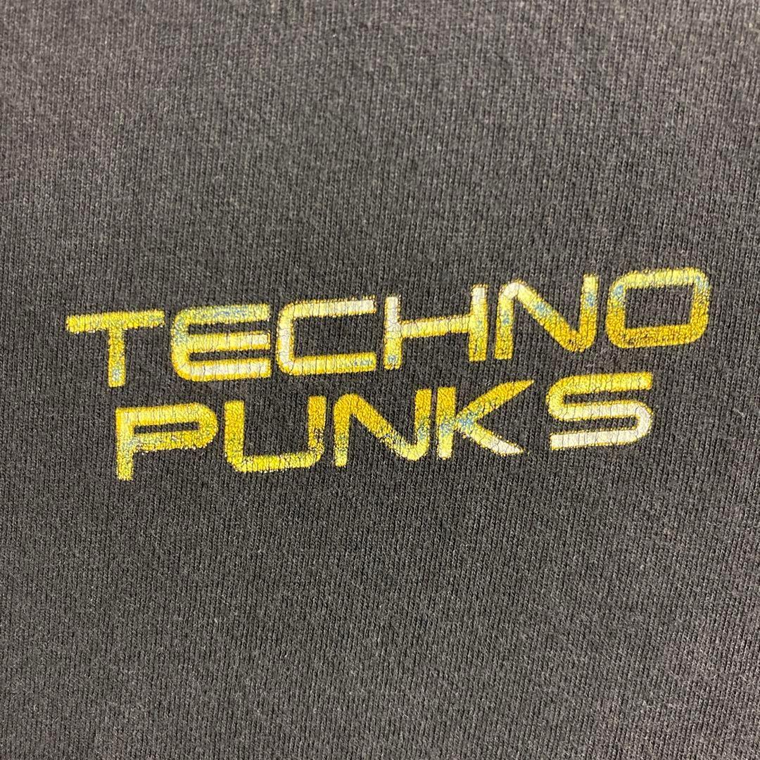90s 80s トップス タンクトップ テクノ レイヴ 00s Y2K G549