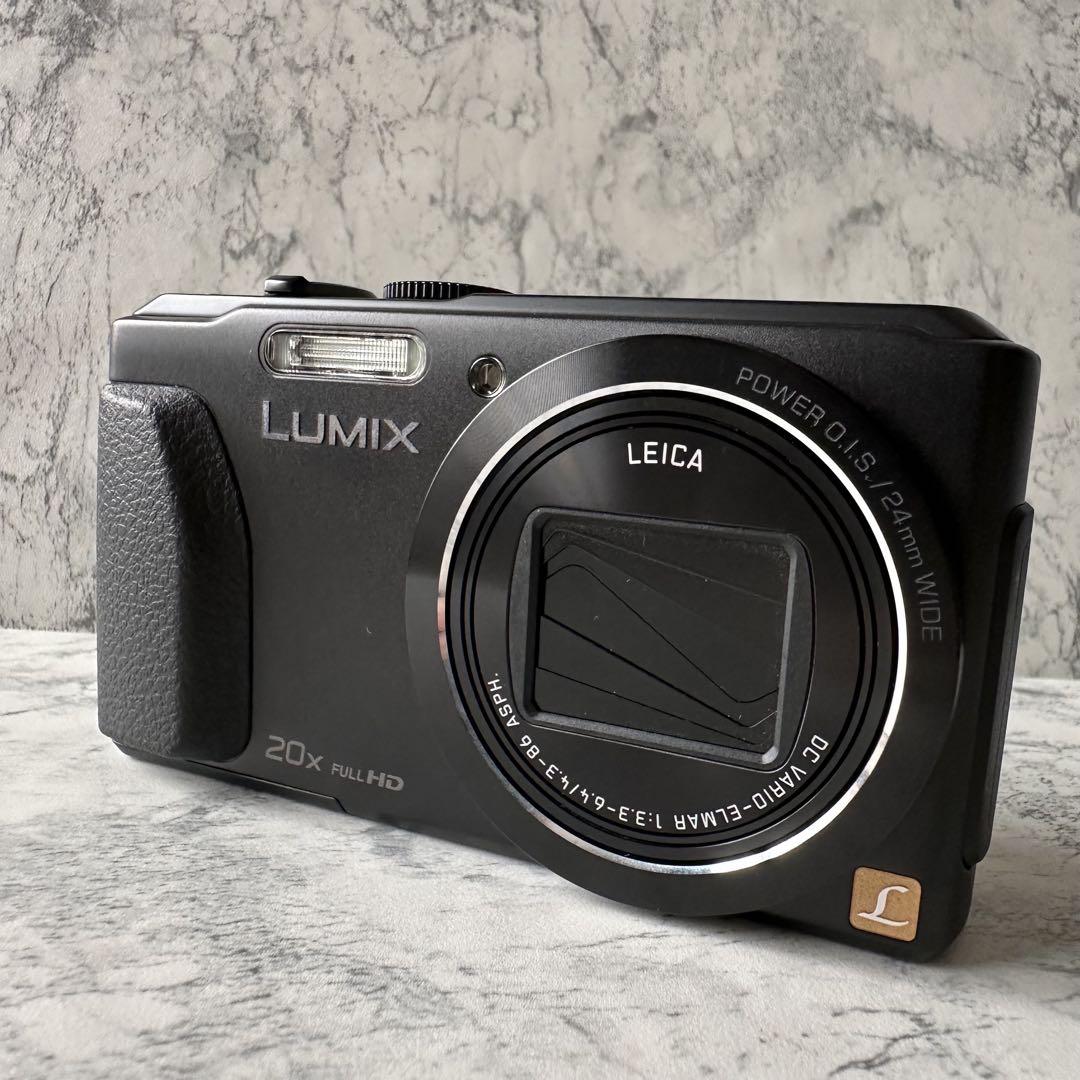 美品 Panasonic DMC-TZ40 ブラック コンパクトデジタルカメラ