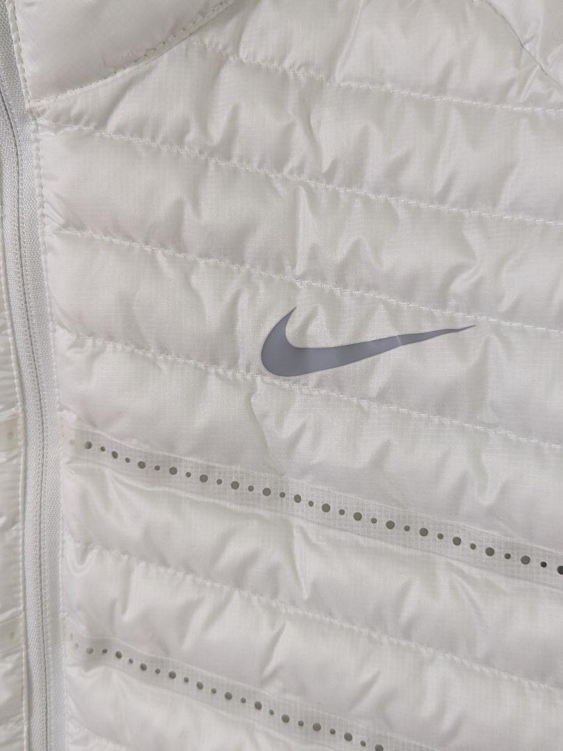 美品❣  NIKE ナイキ ゴルフ  エアロロフト ジャケット  ホワイト Ｌ