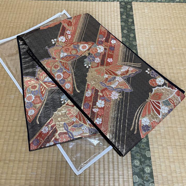 着物帯(蝶.花.刺繍) - メルカリ 着物帯(蝶.花.刺繍) - メルカリ
