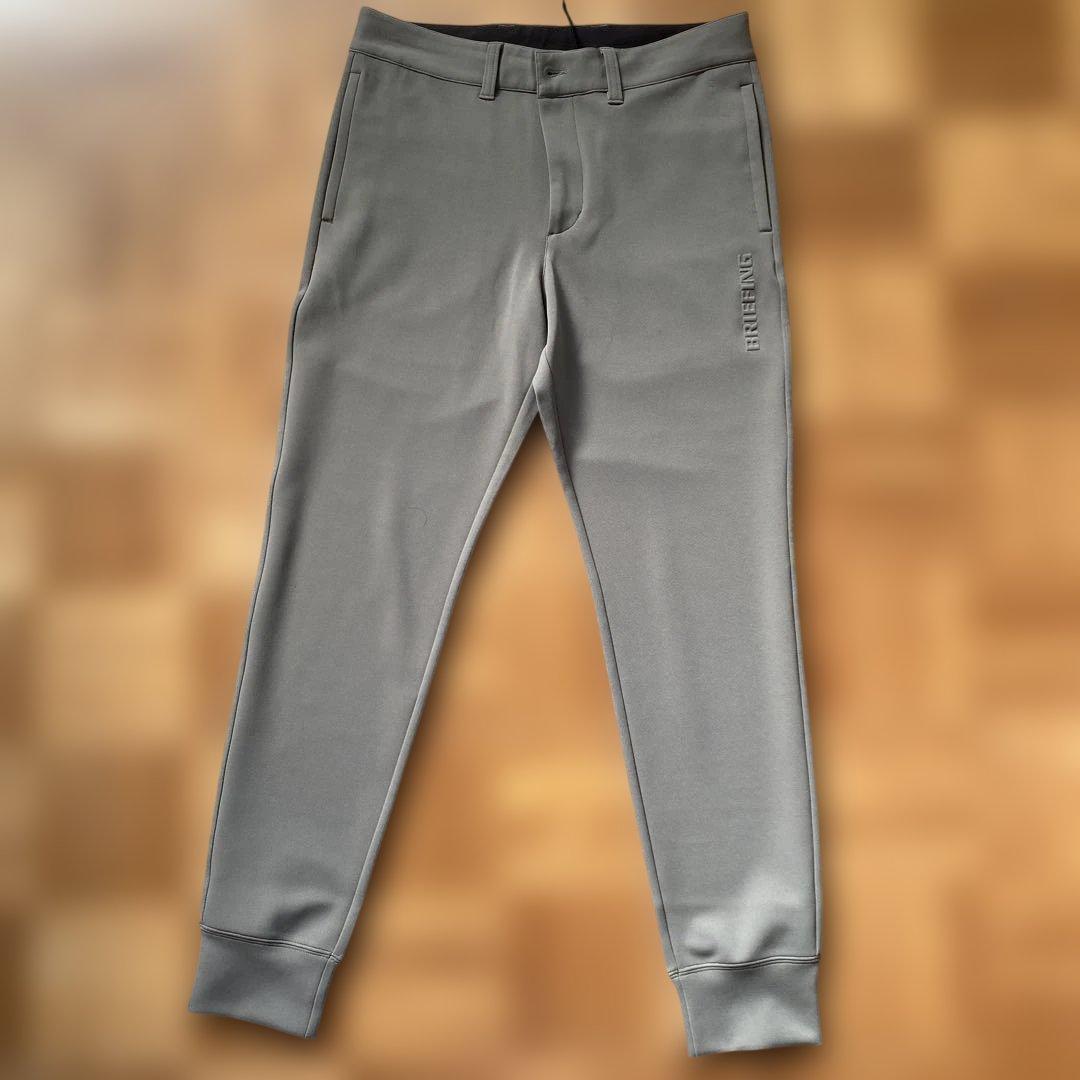 BRIEFING ストレッチ ミニ 3D ロゴ ジョガーパンツ オリーブL・BRIEFING