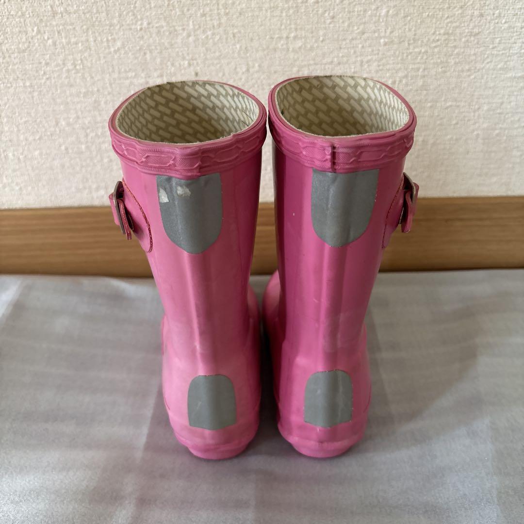 HUNTER ピンク 長靴 バックル付き HUNTER ピンク 長靴 バックル付き - メルカリ