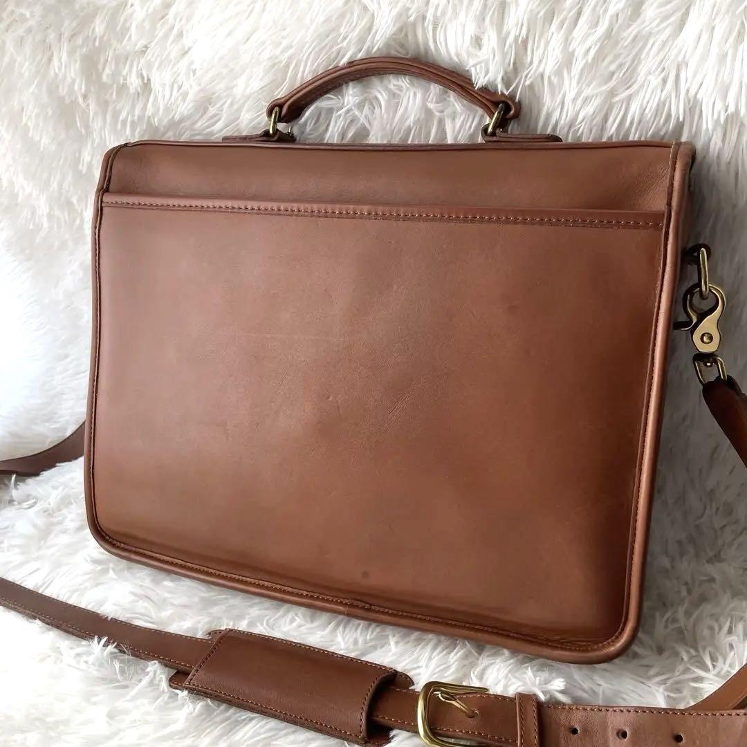 美品✨オールドコーチ ヴィンテージビジネスバッグ 2way ターンロック