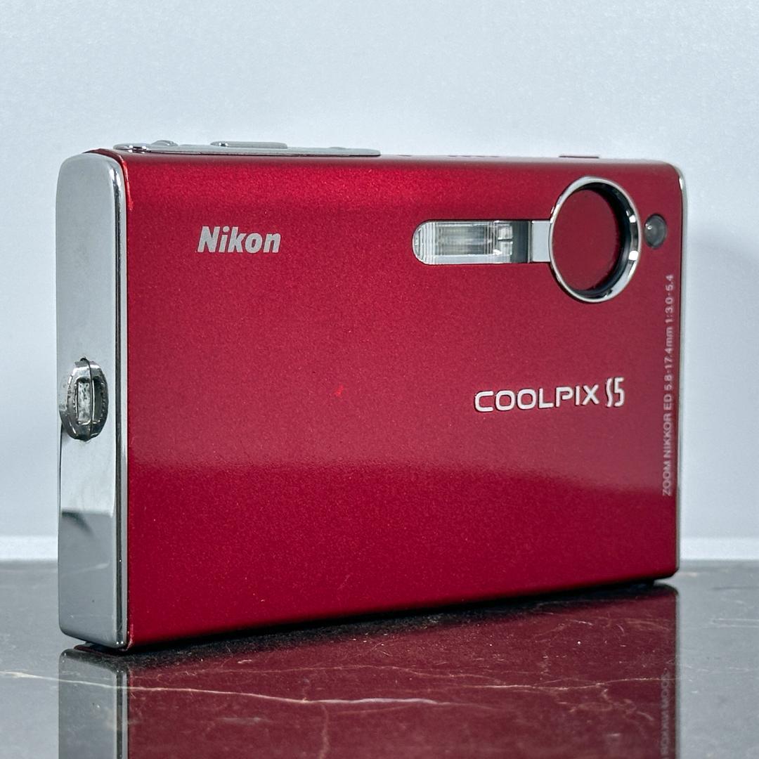 【美品】Nikon COOLPIX S5 レッド