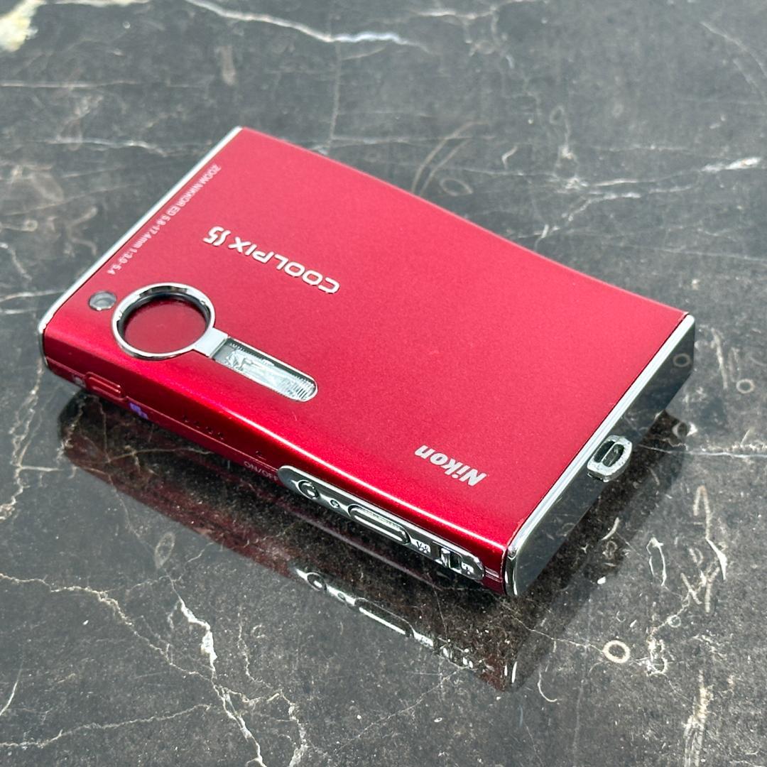【美品】Nikon COOLPIX S5 レッド