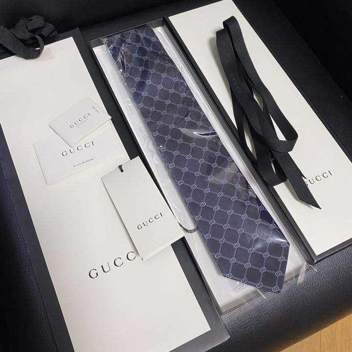 100%新品大得価 GUCCIネクタイ グッチネイビーネクタイ ネイビー ネクタイ グッチ メンズ HIQa4-m52668325478 格安2022