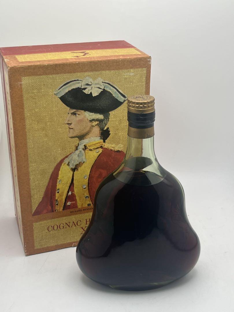 【美品】Jas Hennessy & Co. XO コニャック 箱付き金キャップ