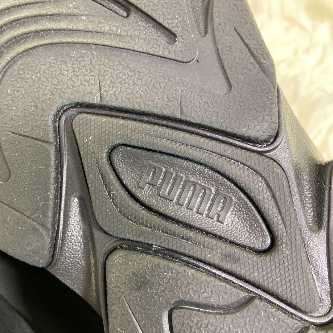 【新品】PUMA 厚底　ローファー　スリッポン　ブラック　レディース　24.5