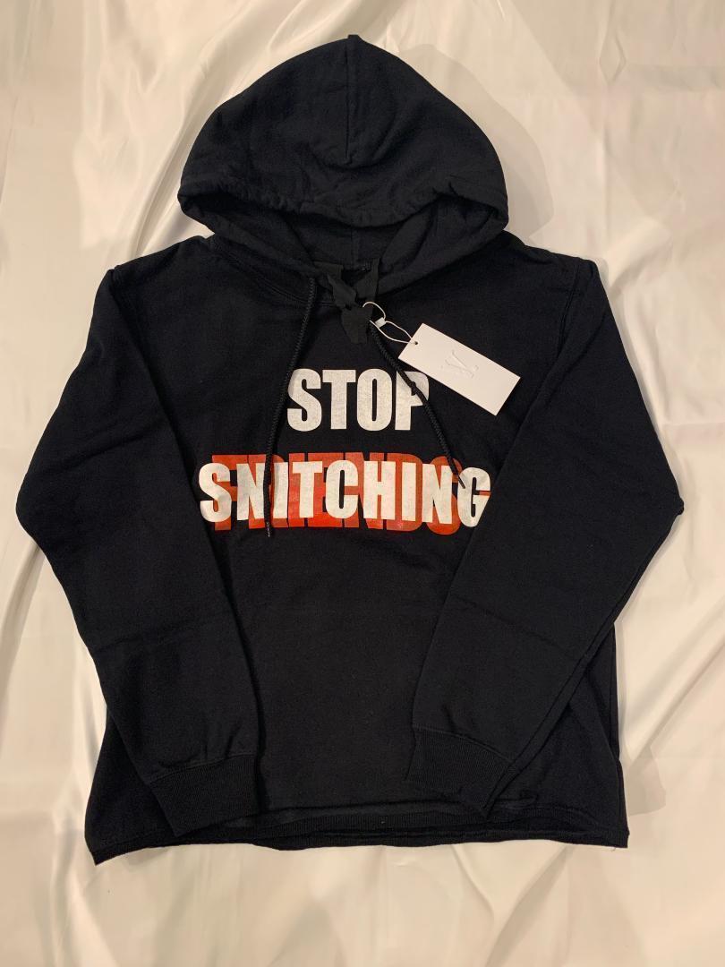 パーカー Mサイズ VLONE STOP SNITCHING HOODIE