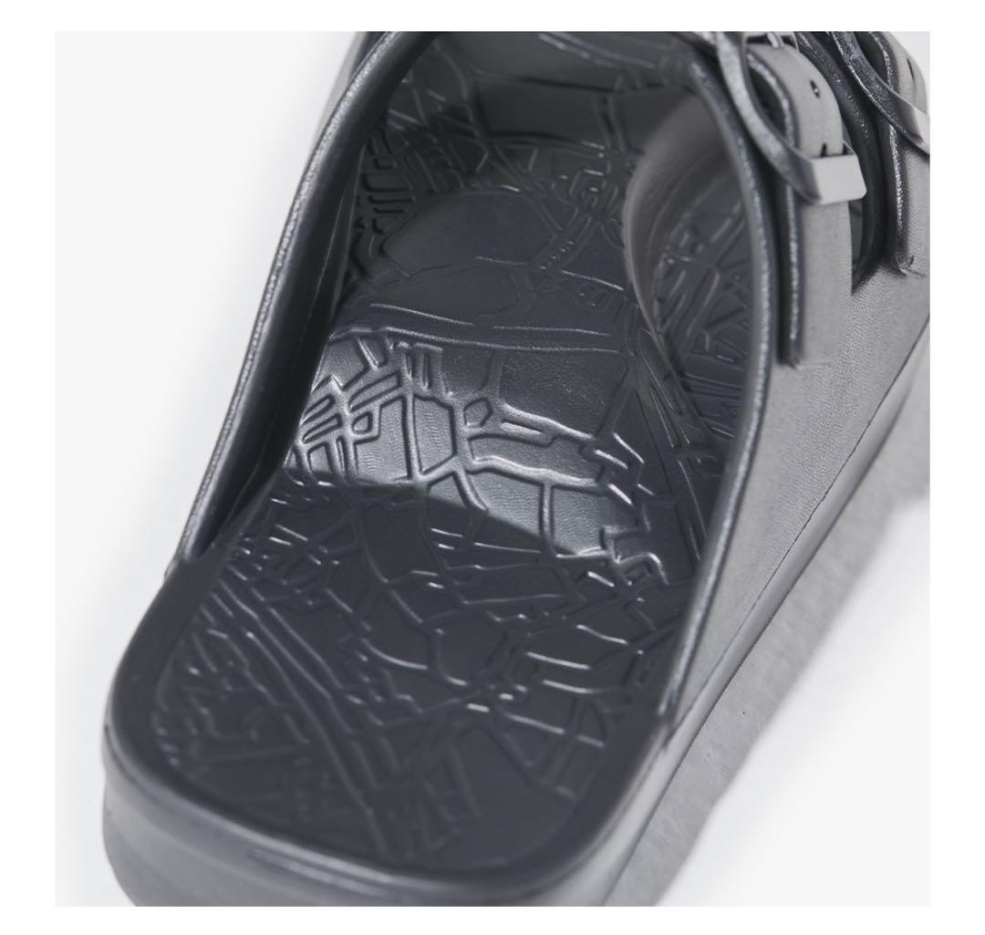 新品未使用品✨Racbaki ラクバキ イージーサンダル ラップ 黒 M
