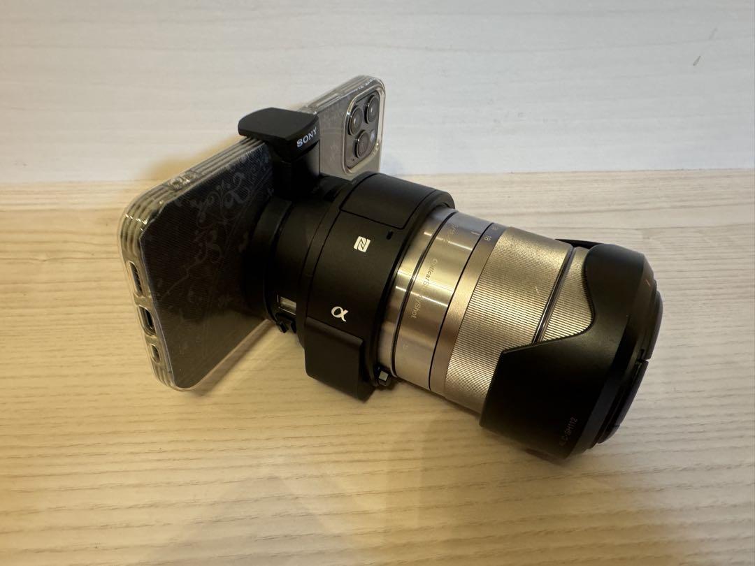 ILCE-QX1 2010万画素 ミラーレスカメラ スマホ一眼レンズが