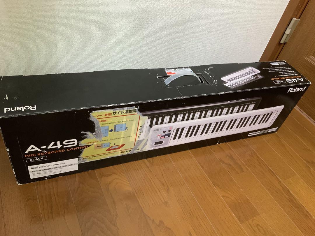 Roland A-49 MIDIキーボードAbleton Live Lite付き ROLAND A-49-BK ブラック Ableton Live Lite付属！ | サン