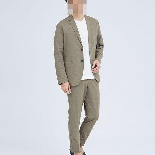 ABAHOUSE GRAY【新品】セットアップ スーツ モカ XL