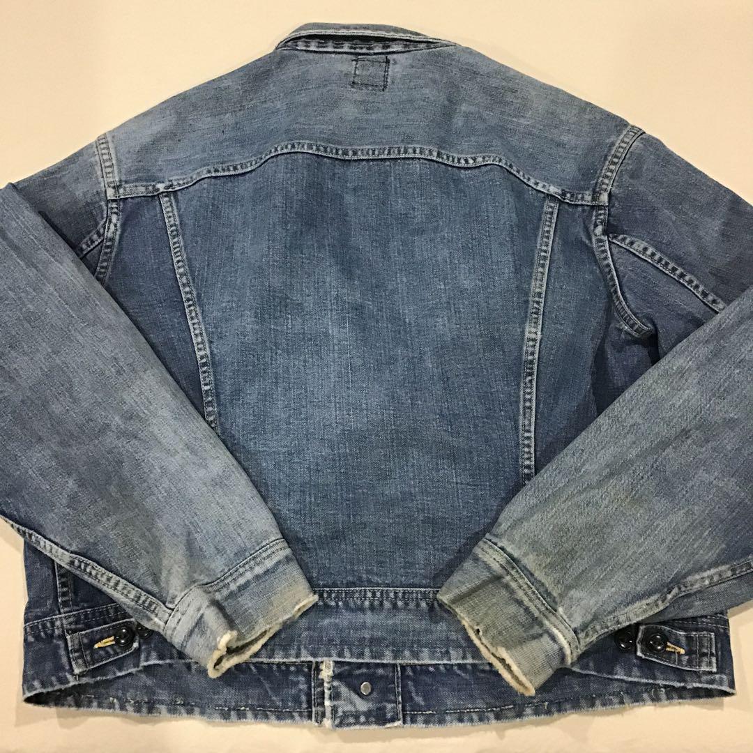 Lee 60s 初期 101-J デニムジャケット 四角黒タグ ビッグサイズ
