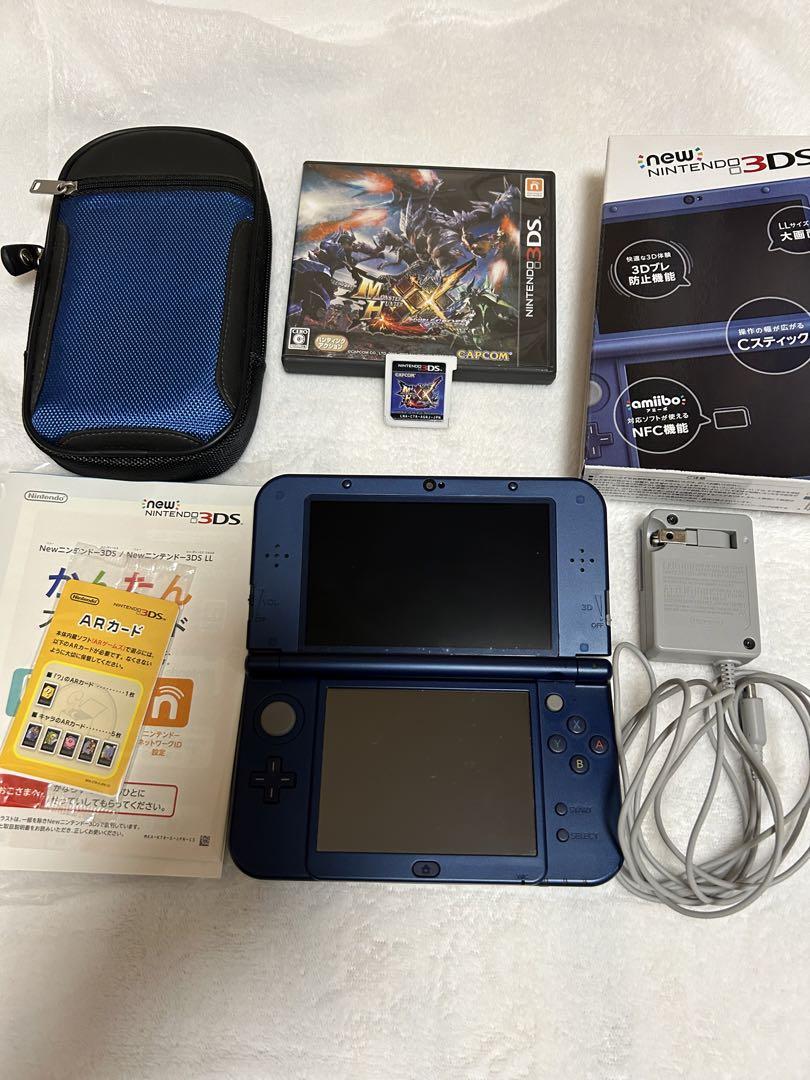 【中古品】New ニンテンドー3DS LL メタリックブルー