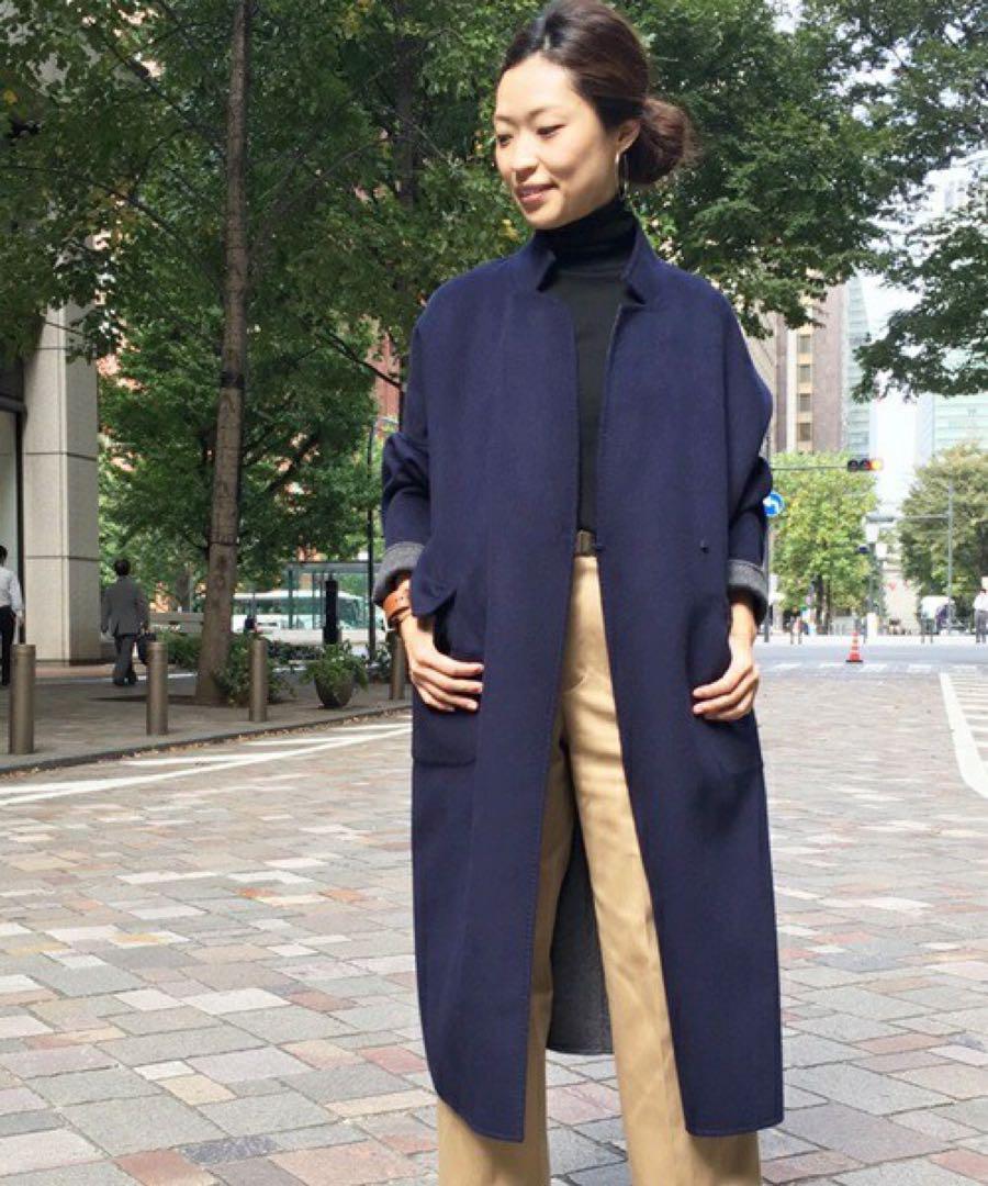 ☆Deuxieme classe☆HAMILTONウールリバーシブルコート☆