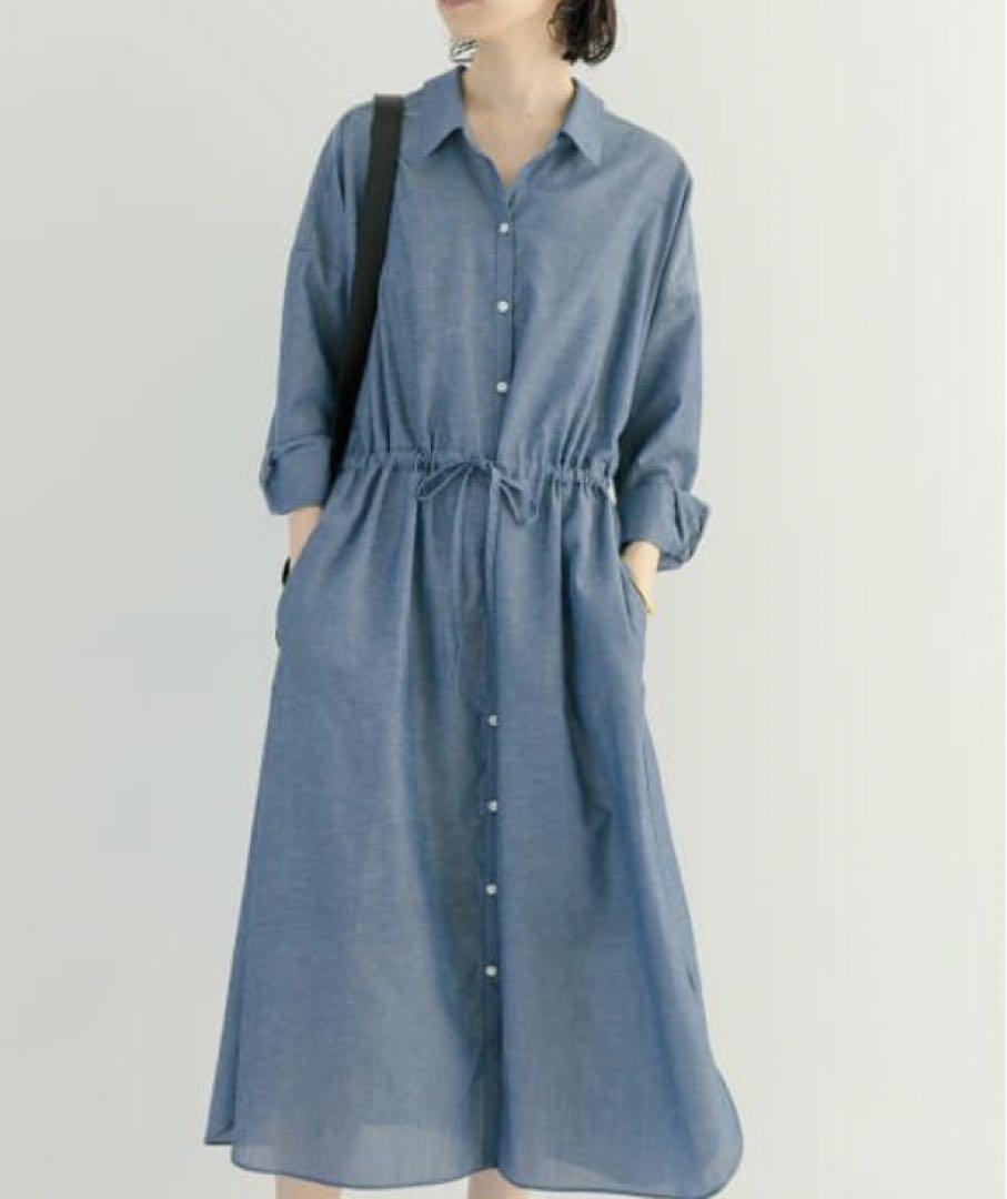 アーバンリサーチURTECH Smart Linen Touchシャツワンピース