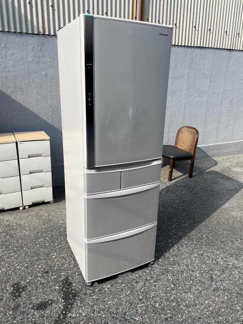Panasonic 冷蔵庫 NR-E438T（426L／2014年製） Panasonic 冷凍冷蔵庫 426L NR-E438T-N 2014年製