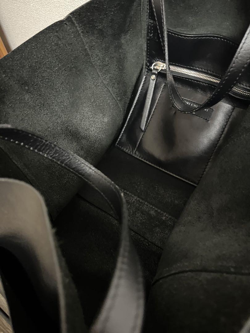 【GIANNI CHIARINI】SUPERLIGHT 2WAY トートバッグ黒